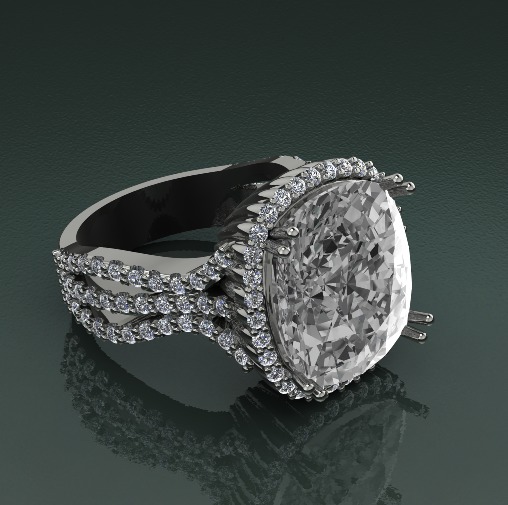 Ring N012591 3D print model_1