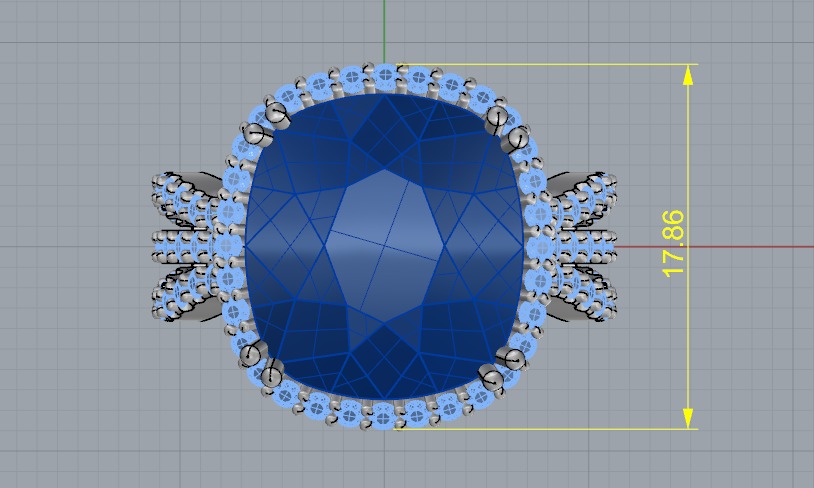 Ring N012591 3D print model_8