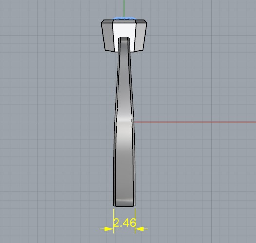 Soliter ring N012586 3D print model_7