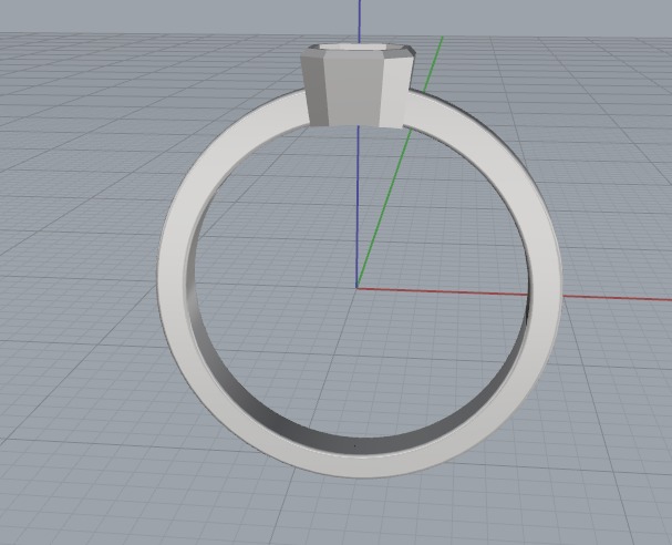 Soliter ring N012586 3D print model_3