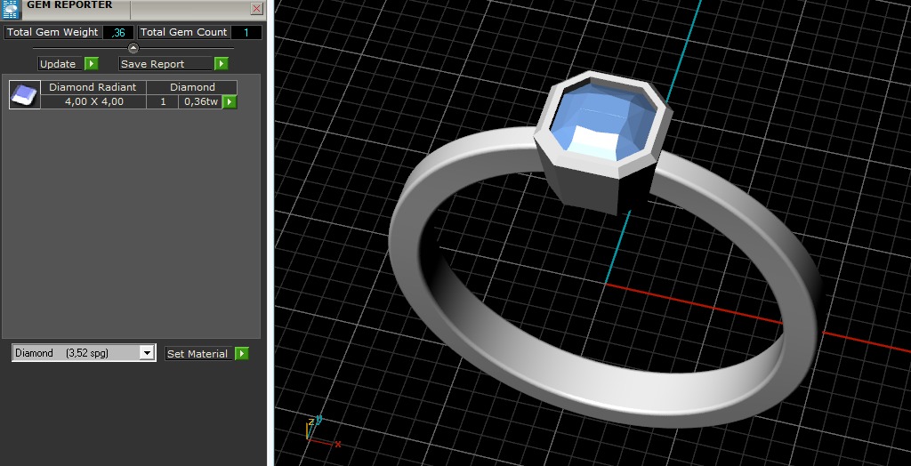Soliter ring N012586 3D print model_9