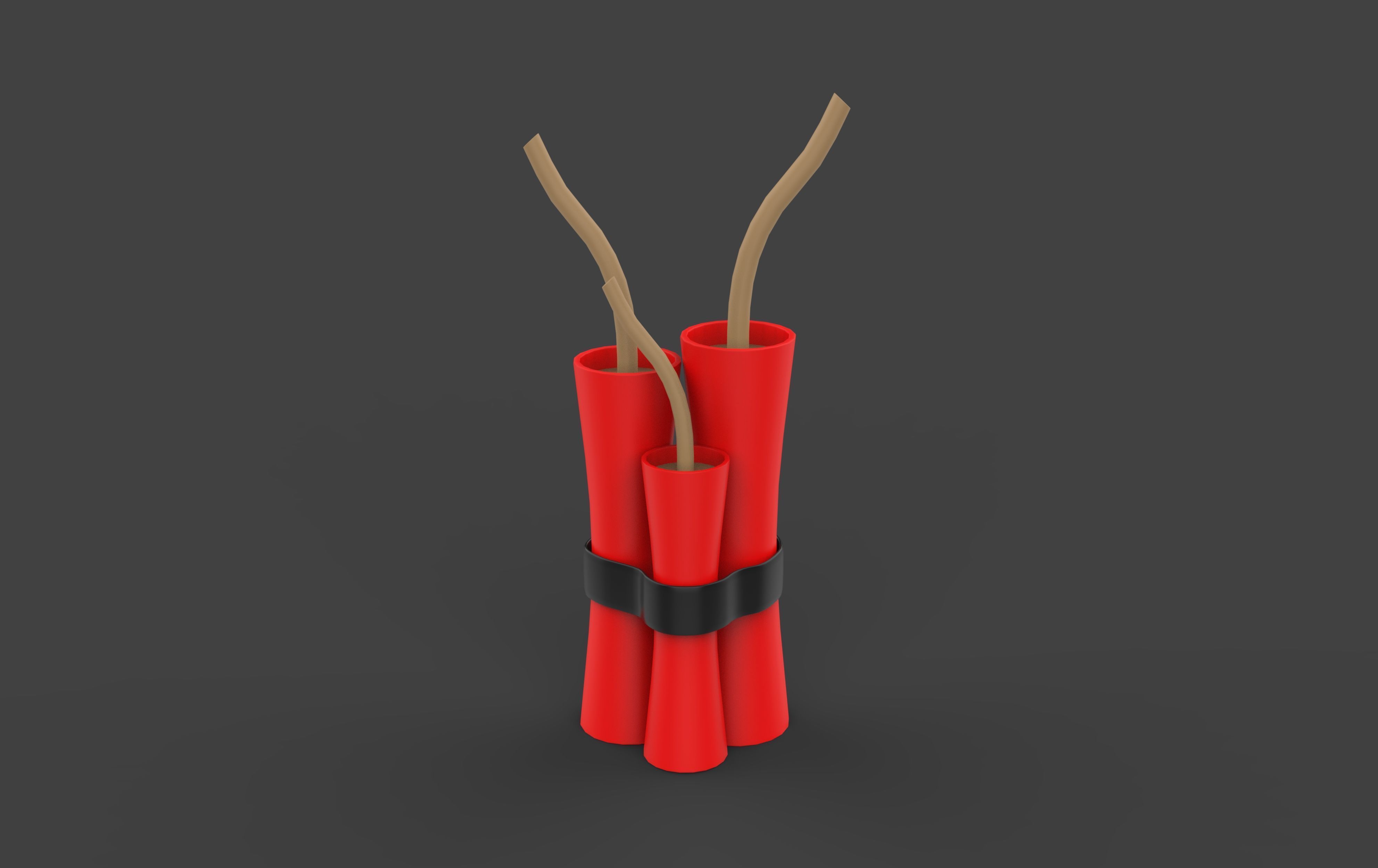 dynamite pack 3D model_2