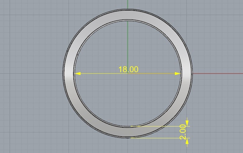 Ring with patterns N012683 3D print model_6