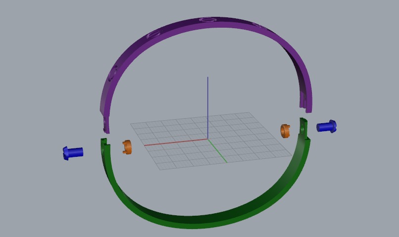 Bracelet N012681 3D print model_2