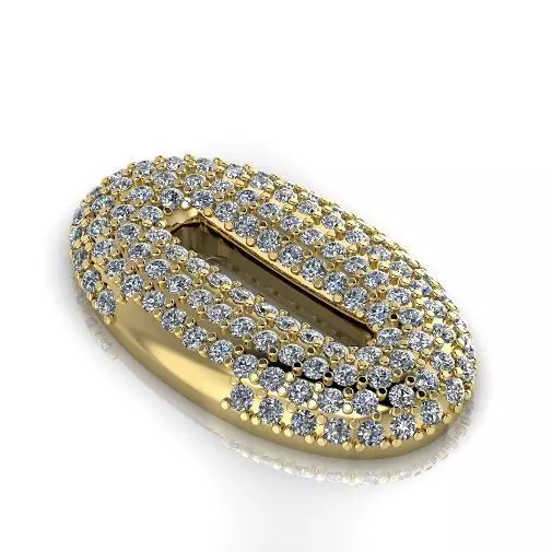 Letter O N012679 3D print model_0