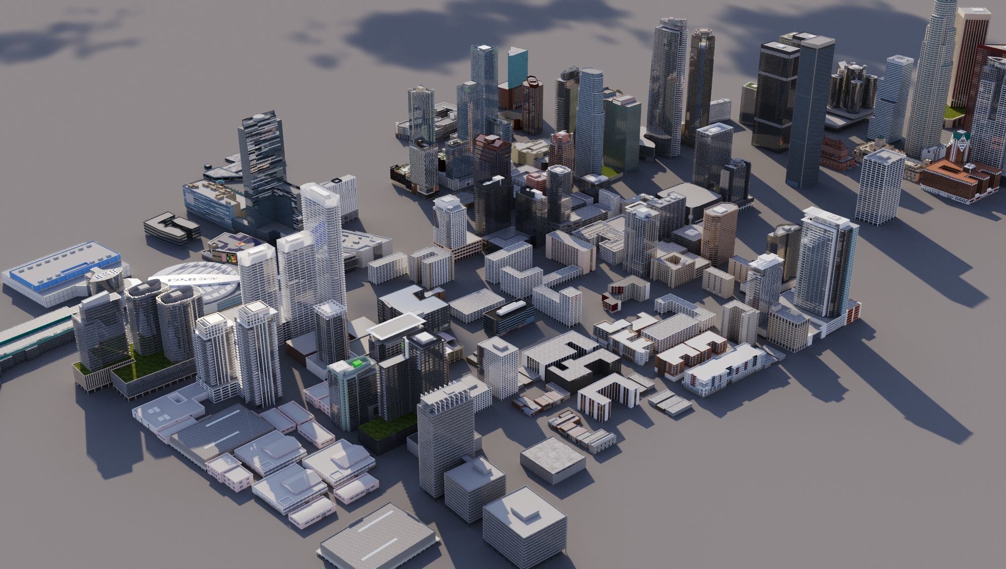 Los Angeles 3D model_4
