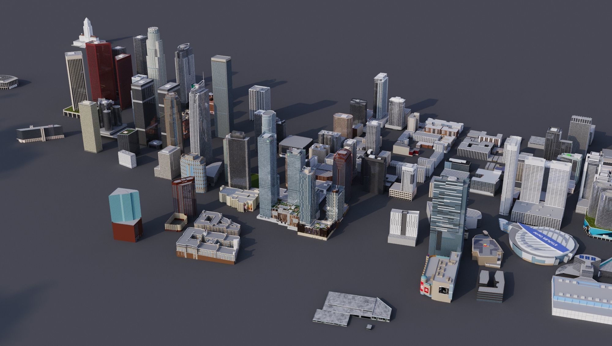 Los Angeles 3D model_1