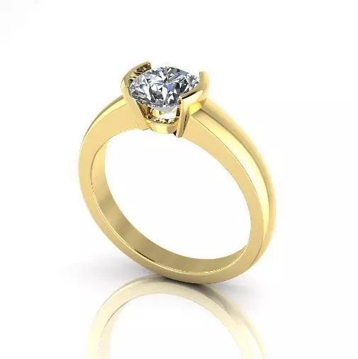 Soliter ring N012666 3D print model_0