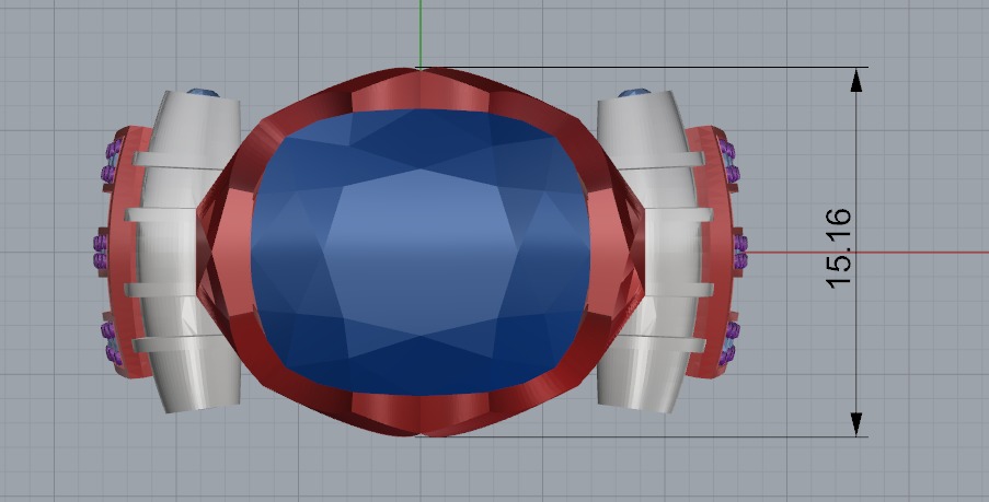 Ring N012658 3D print model_8