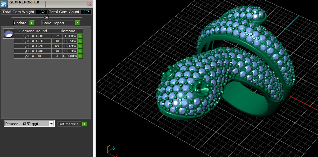 Snake ring N012649 3D print model_9