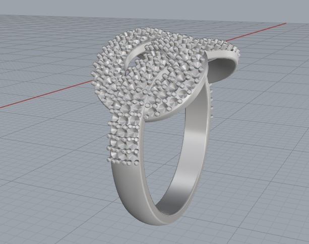Ring shterm N012648 3D print model_5