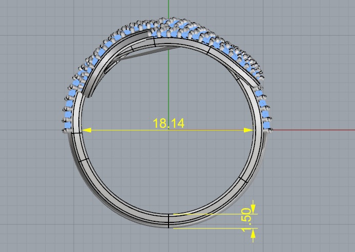 Ring shterm N012648 3D print model_6