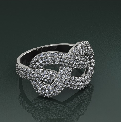 Ring shterm N012648 3D print model_1