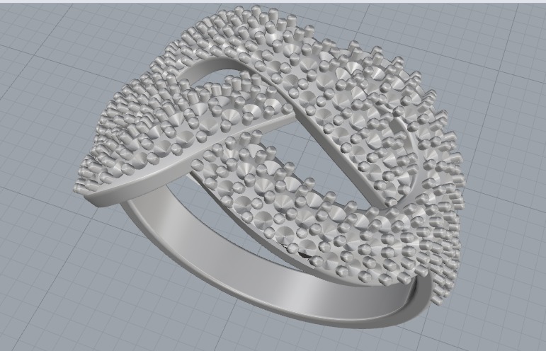 Ring shterm N012648 3D print model_2