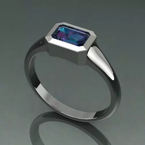 Soliter ring N012646 3D print model_0