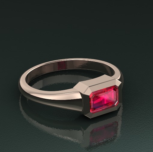 Soliter ring N012646 3D print model_1