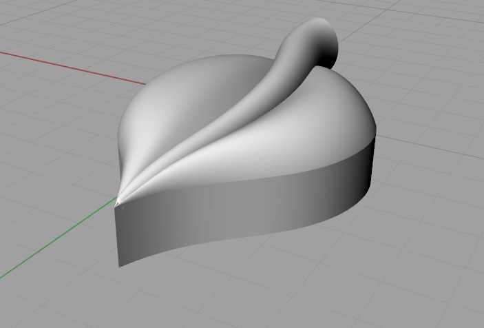 Leaves N012645 3D print model_3