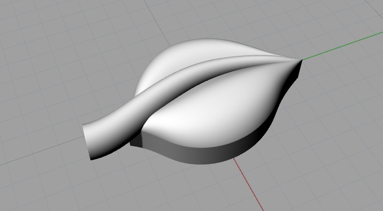 Leaves N012645 3D print model_2