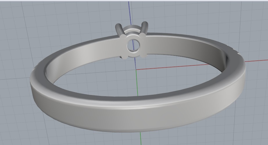 Soliter ring N012641 3D print model_5