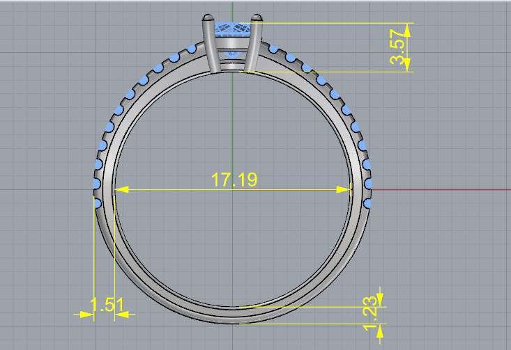 Soliter ring N012641 3D print model_6