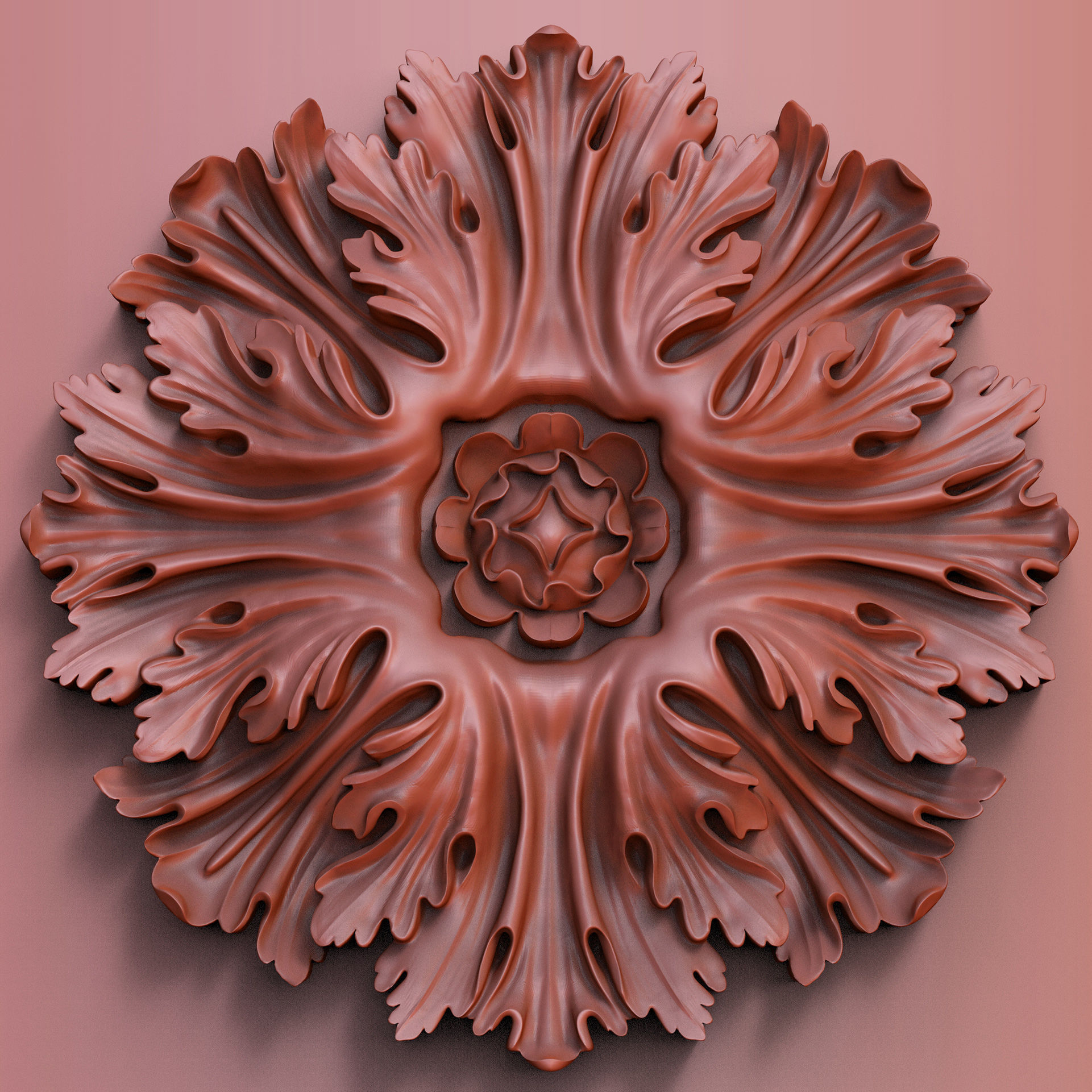 Carved decor 4 3D print model_4