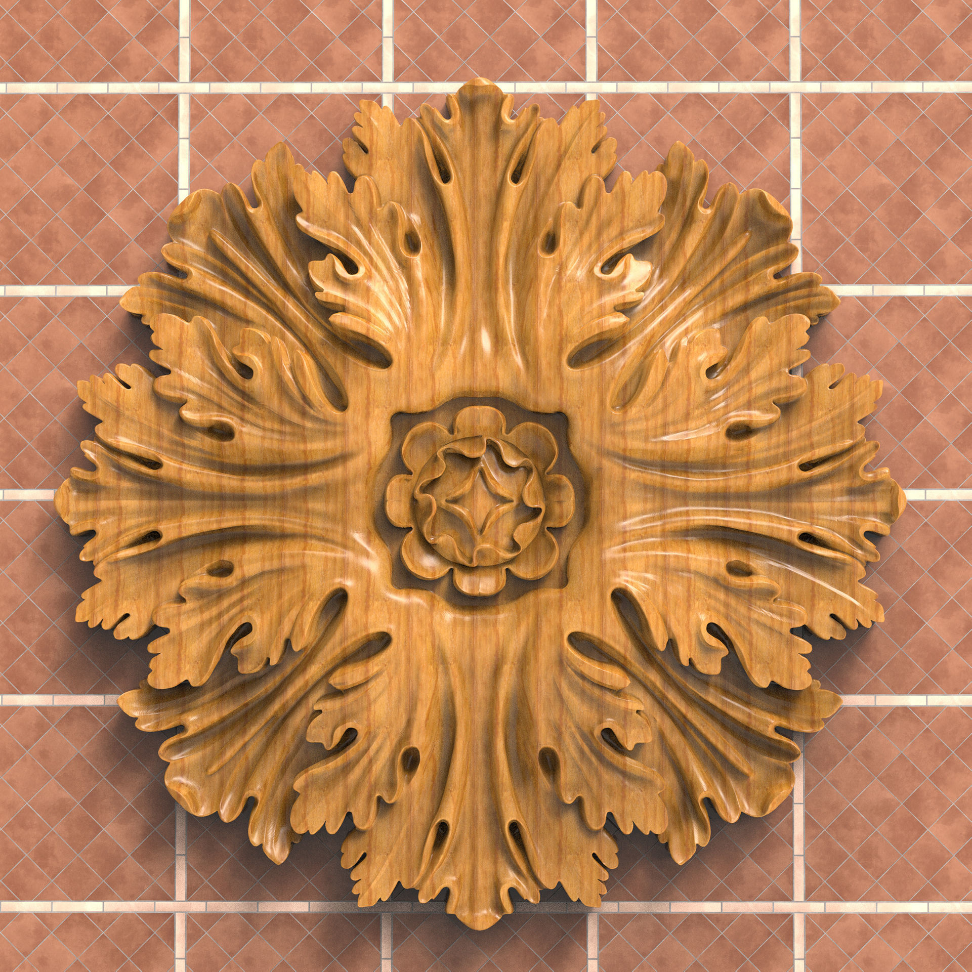 Carved decor 4 3D print model_6