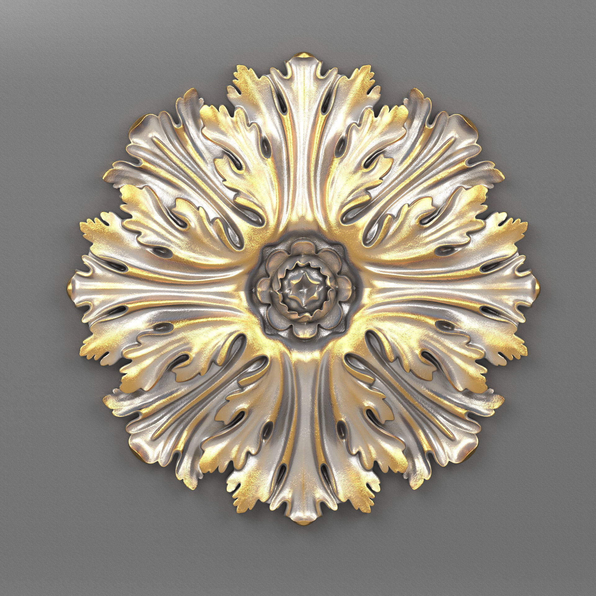 Carved decor 4 3D print model_1
