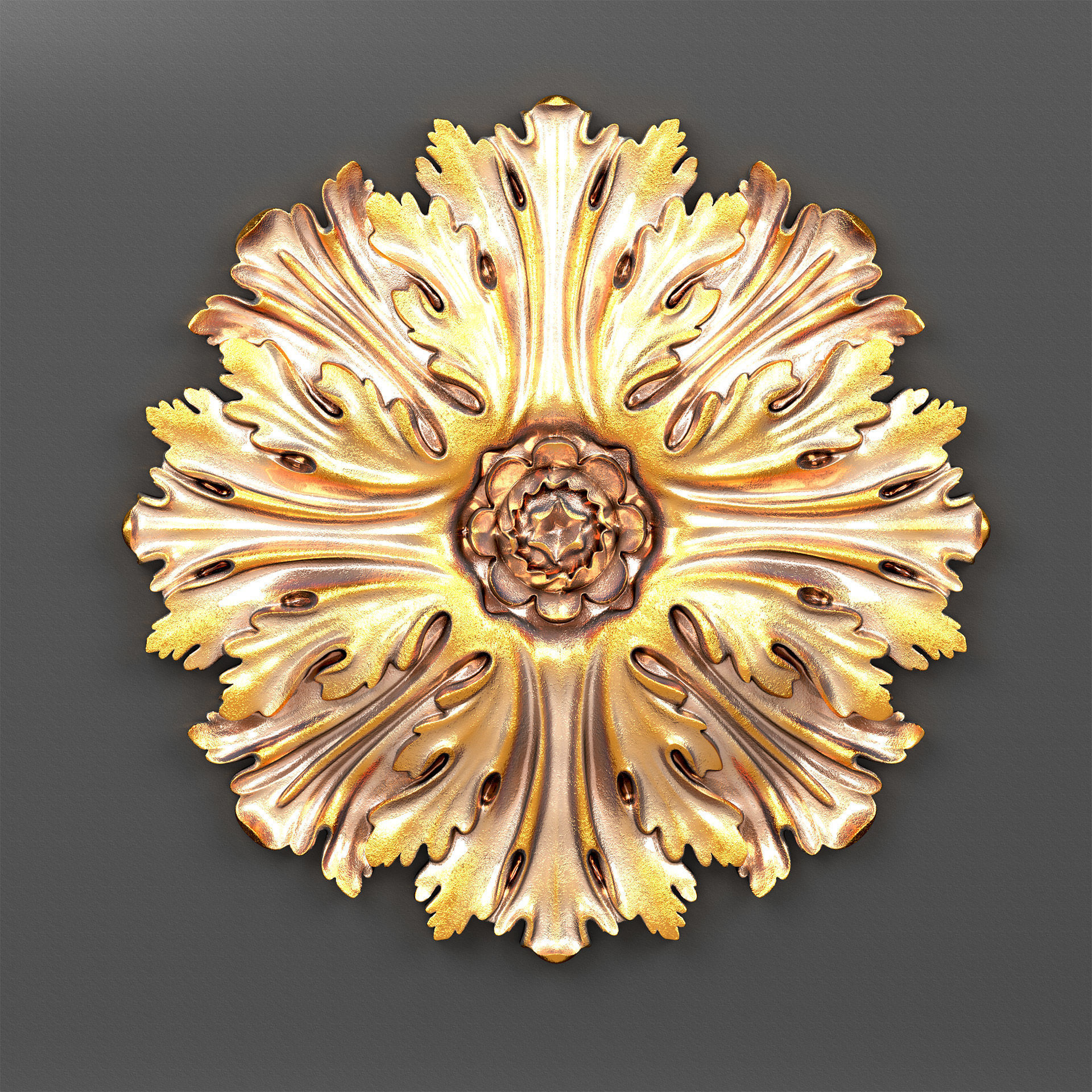 Carved decor 4 3D print model_2