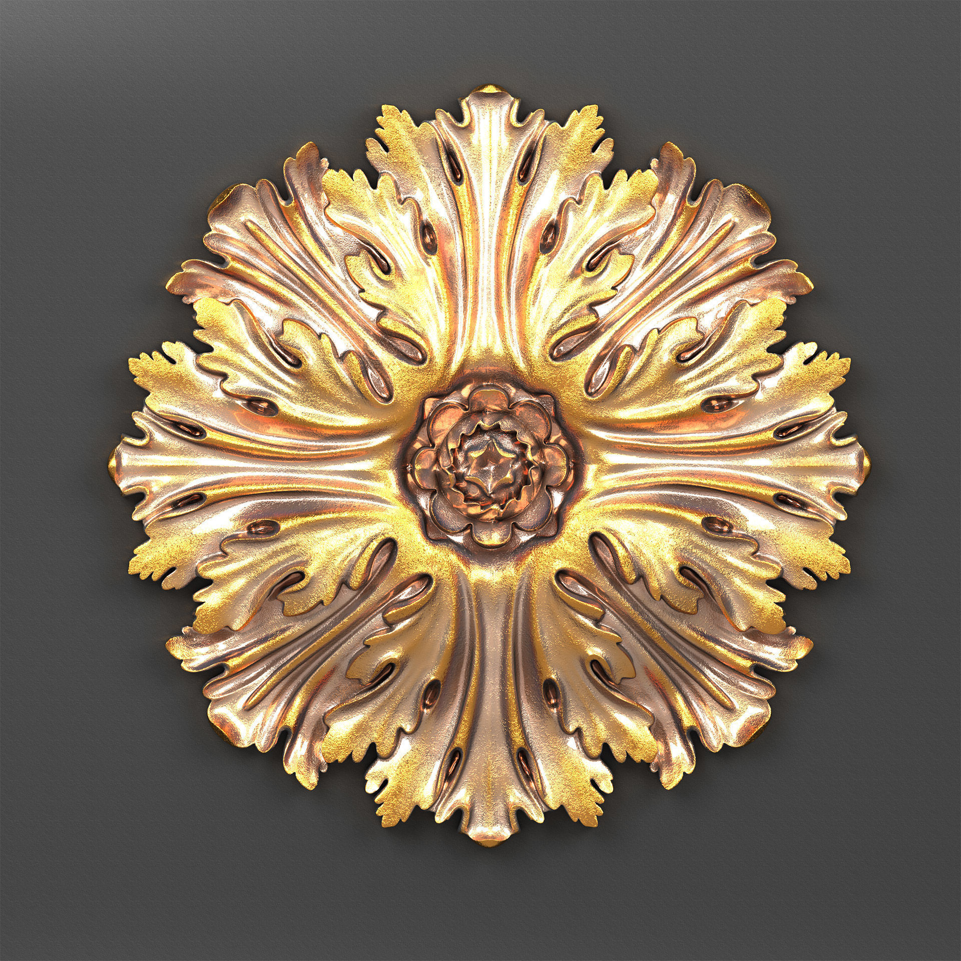 Carved decor 4 3D print model_3
