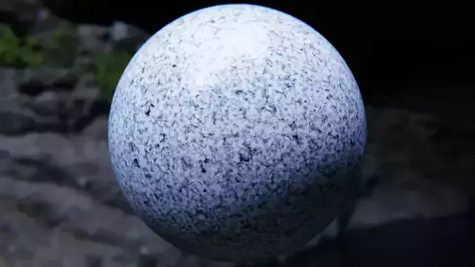 Polished White Granite Shader - Procedural Material