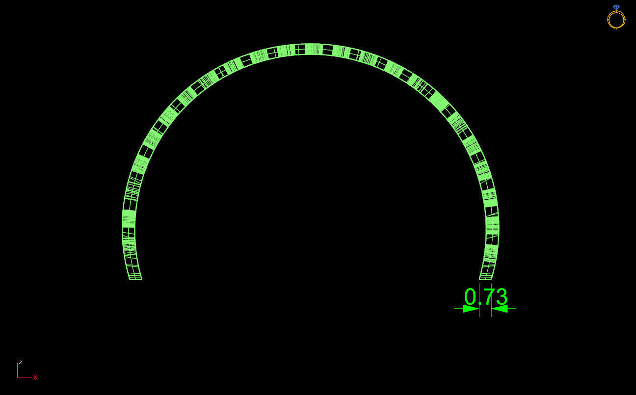 oval ring 3D print model_5