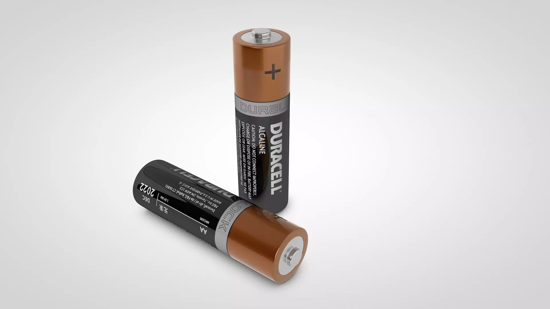AA Battery 3D model_0