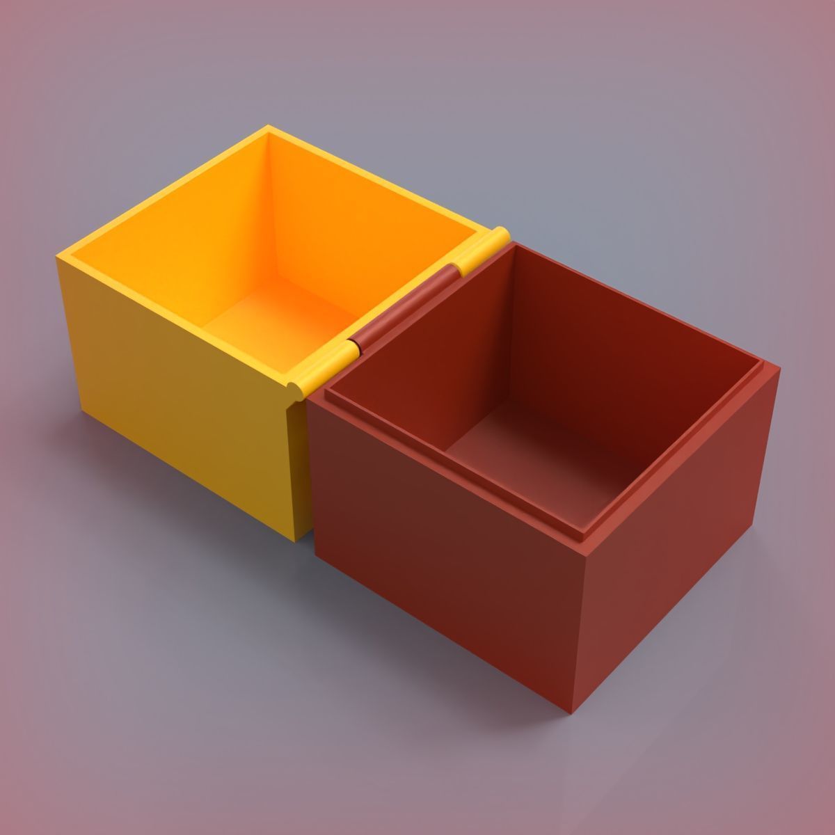 Printable Hinged Box 3D print model_11
