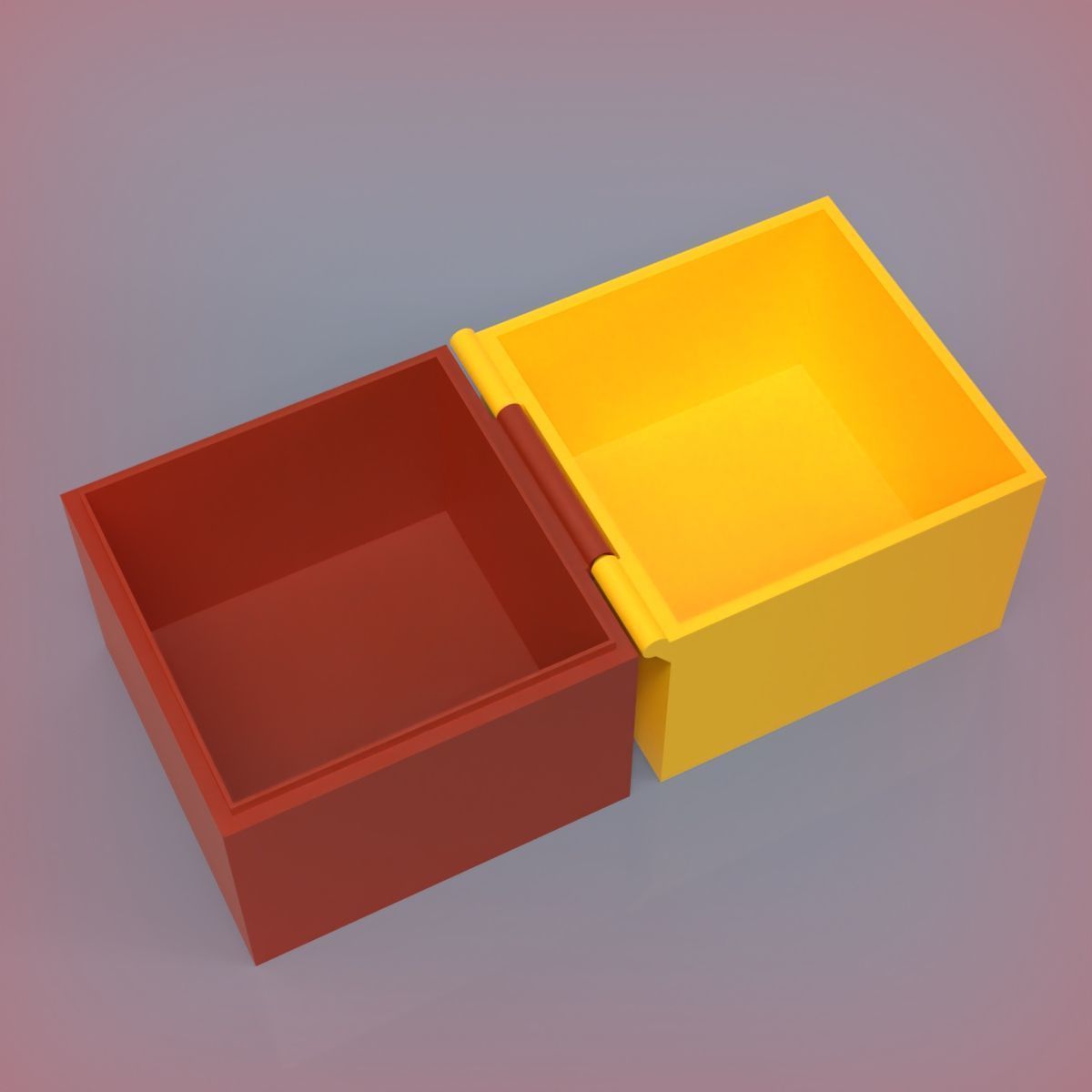 Printable Hinged Box 3D print model_7