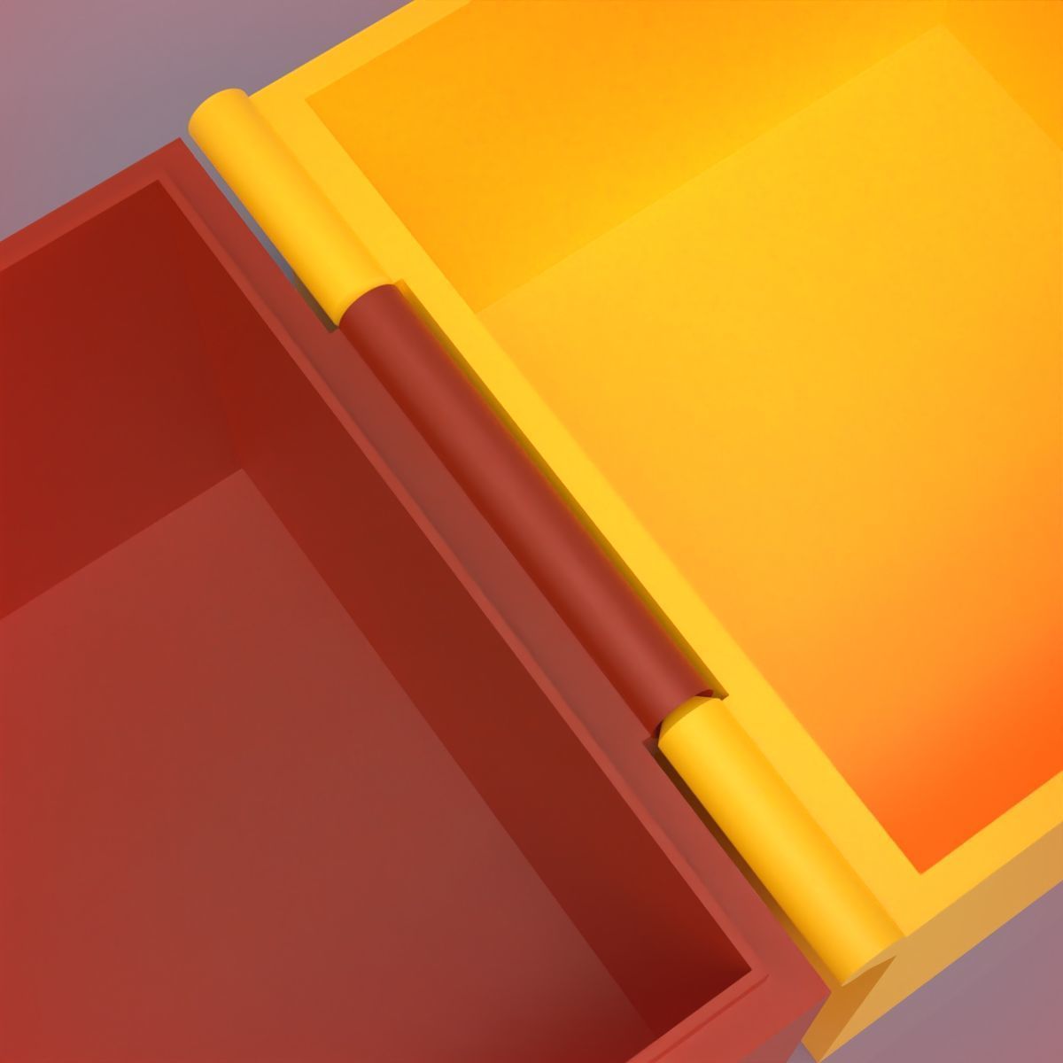 Printable Hinged Box 3D print model_8