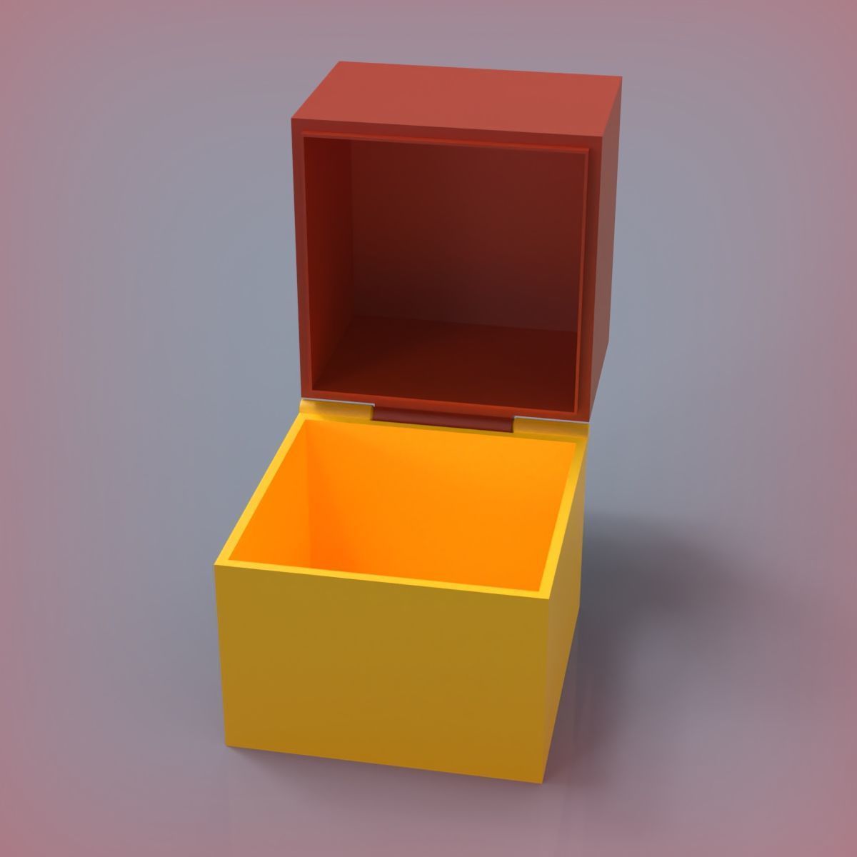 Printable Hinged Box 3D print model_12