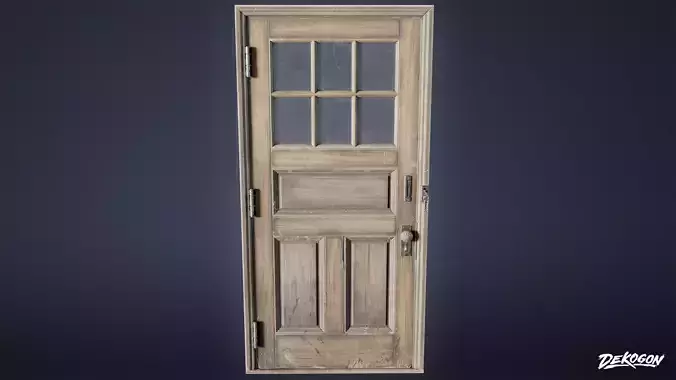 BUILDINGS - Door Exterior Set 04 - LOW POLY AND NANITE