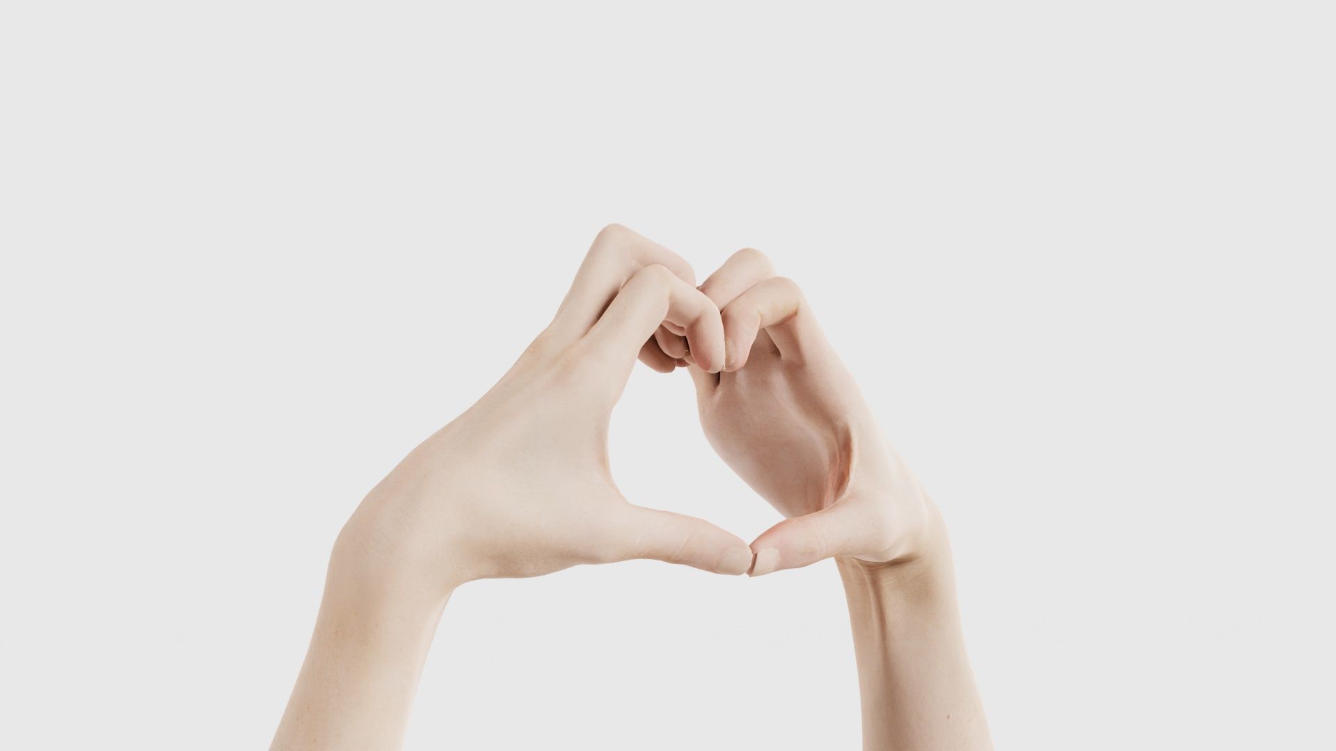 Duo Hands 001 Low-poly 3D model_16