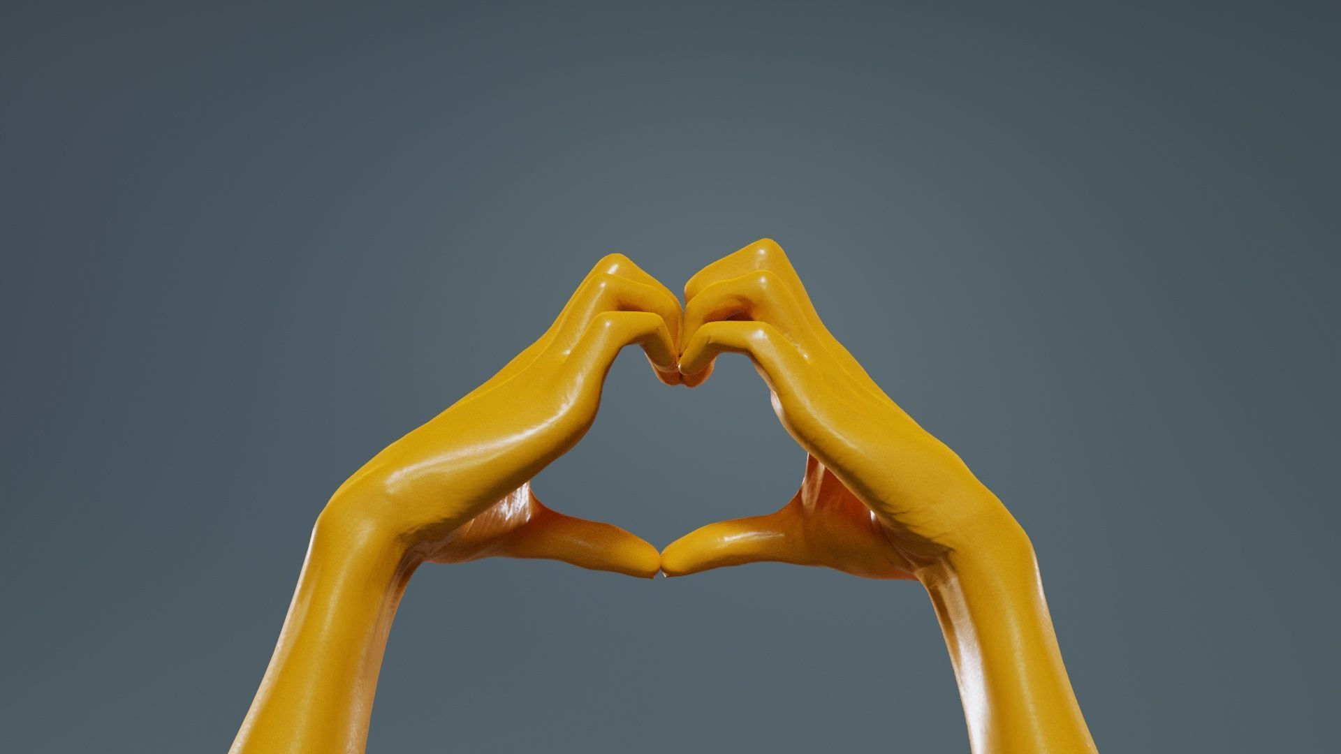 Duo Hands 001 Low-poly 3D model_13