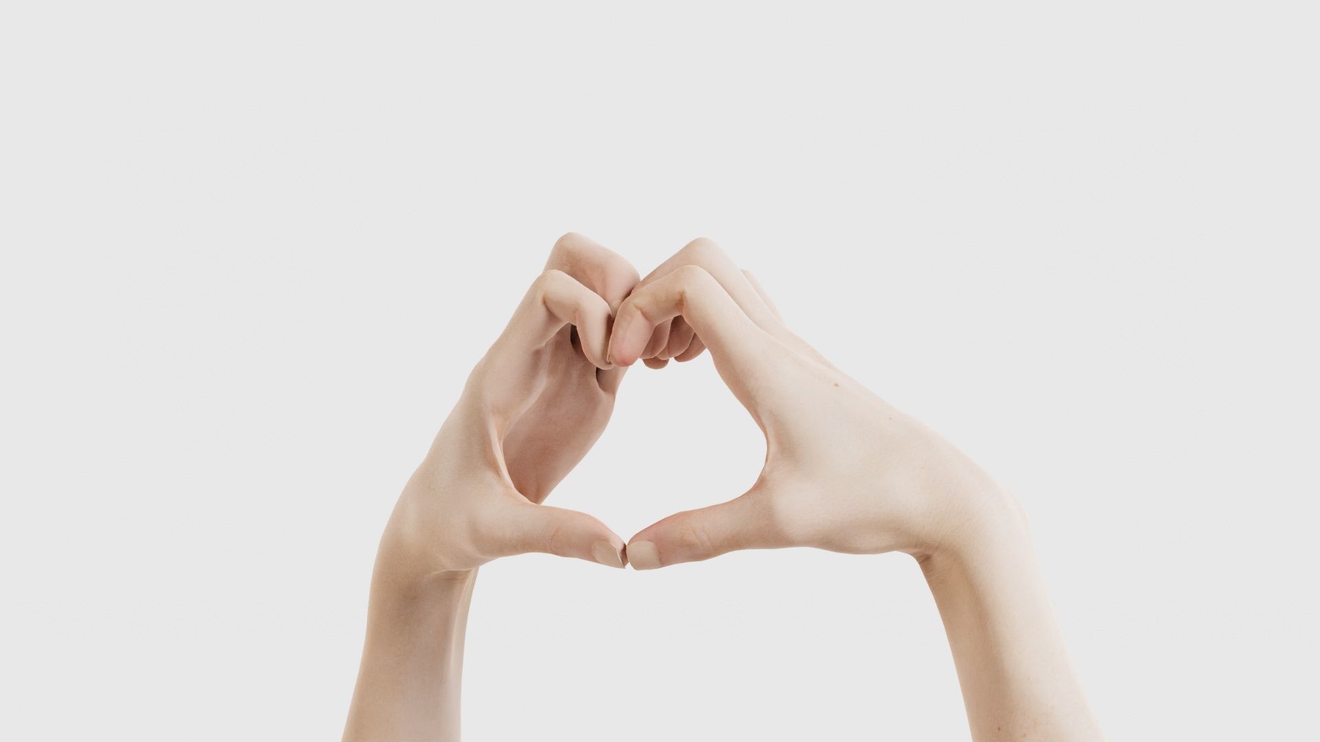 Duo Hands 001 Low-poly 3D model_26