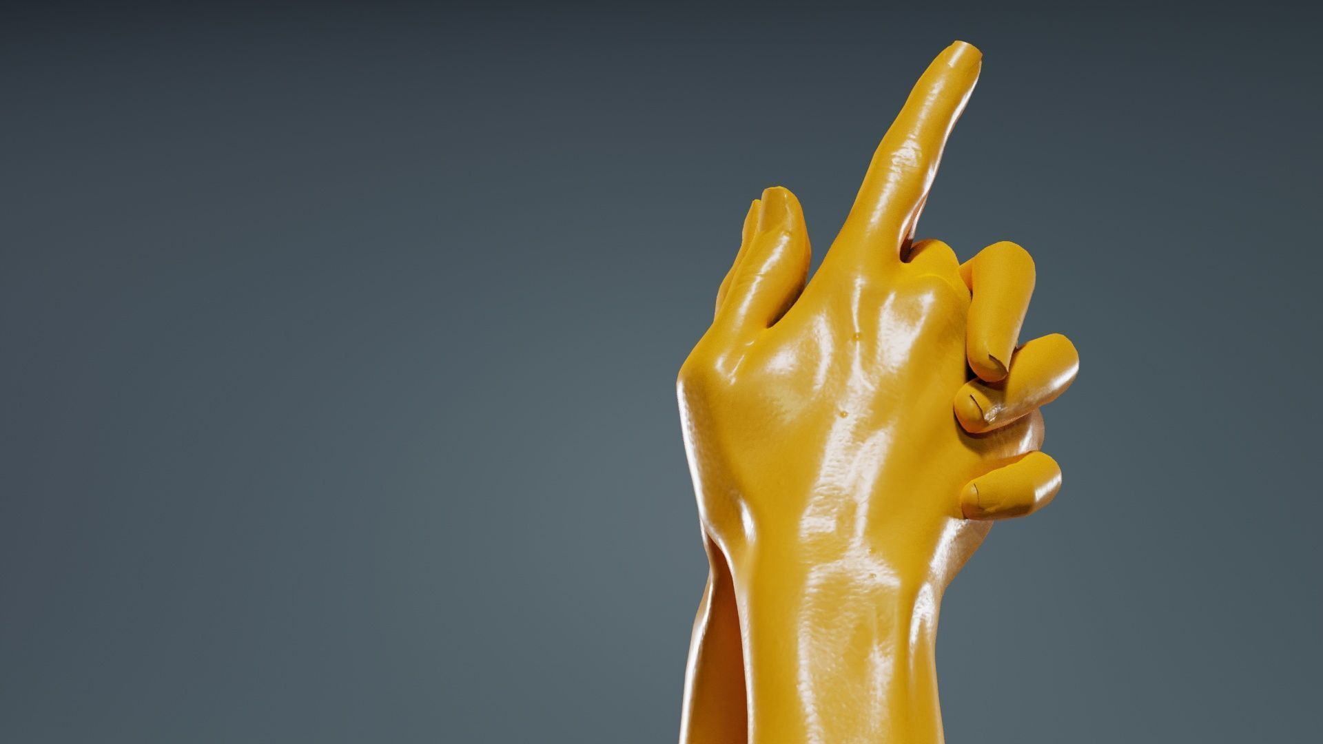 Duo Hands 003 Low-poly 3D model_13