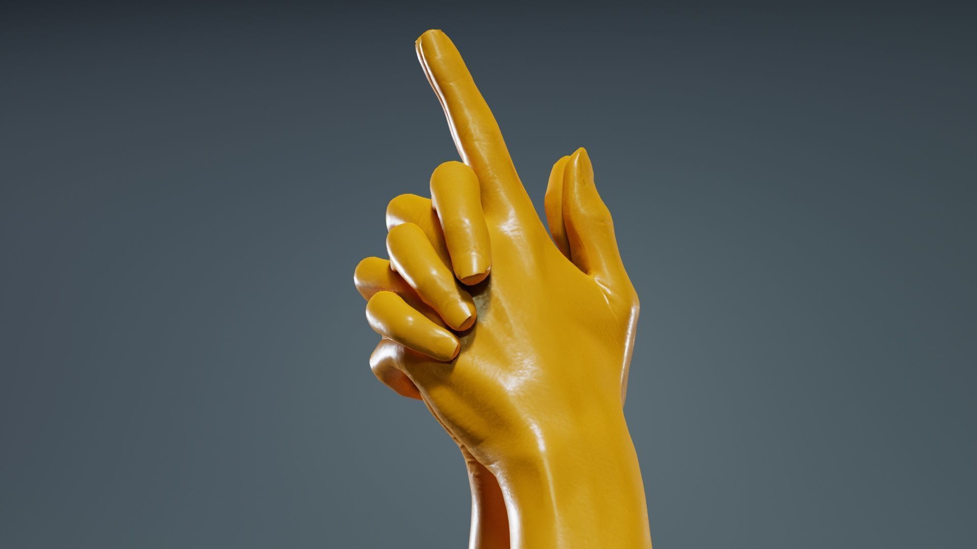 Duo Hands 003 Low-poly 3D model_12