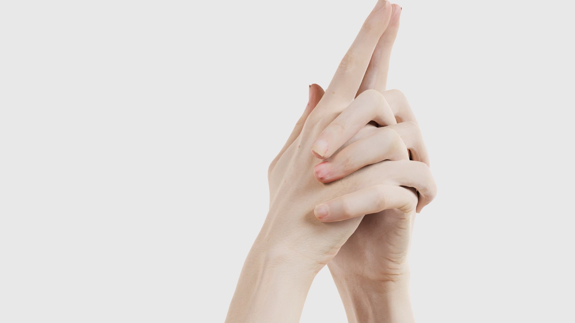 Duo Hands 003 Low-poly 3D model_19