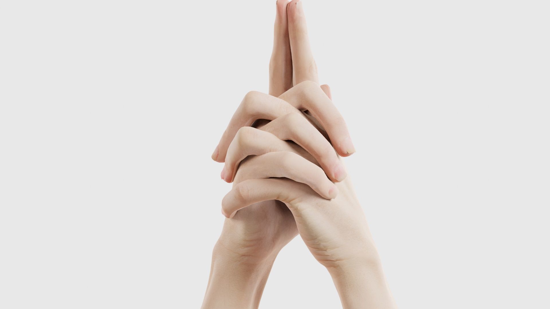 Duo Hands 003 Low-poly 3D model_17