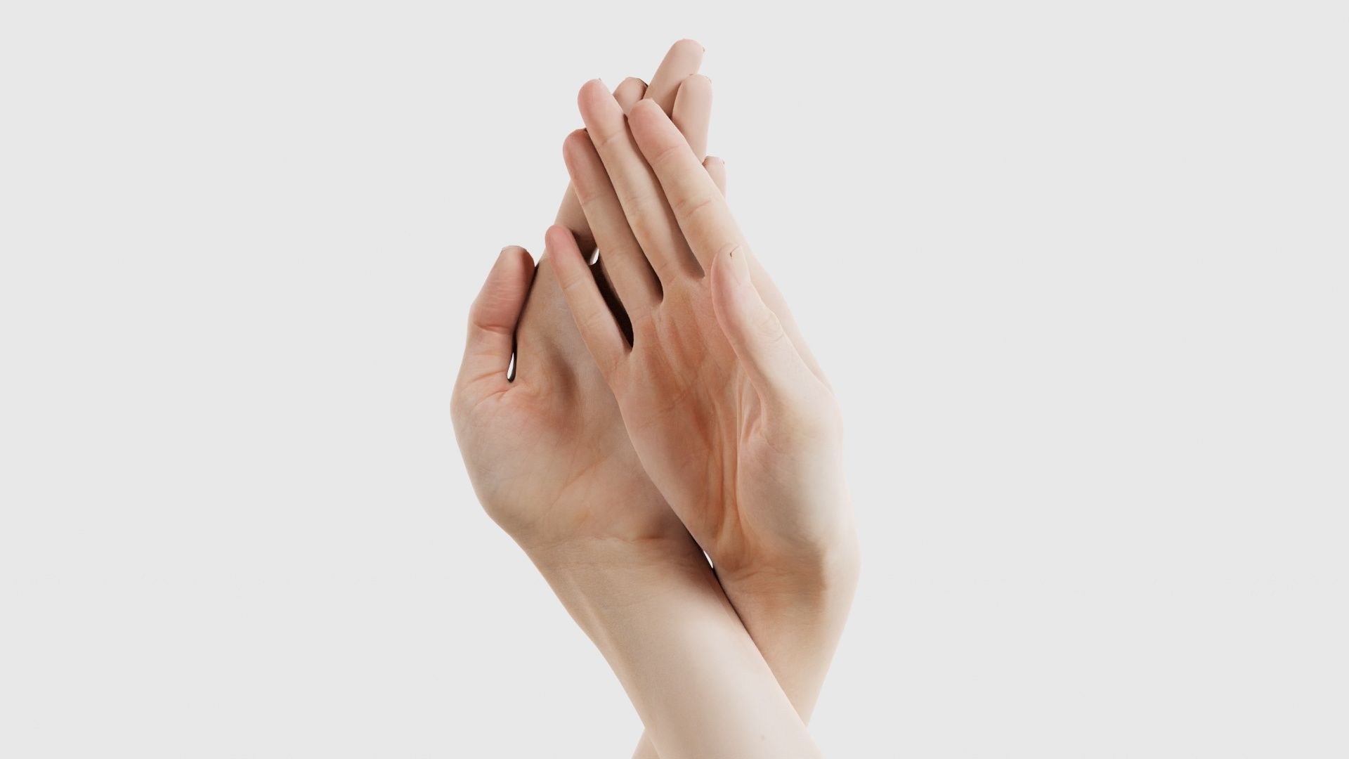 Duo Hands 008 Low-poly 3D model_26