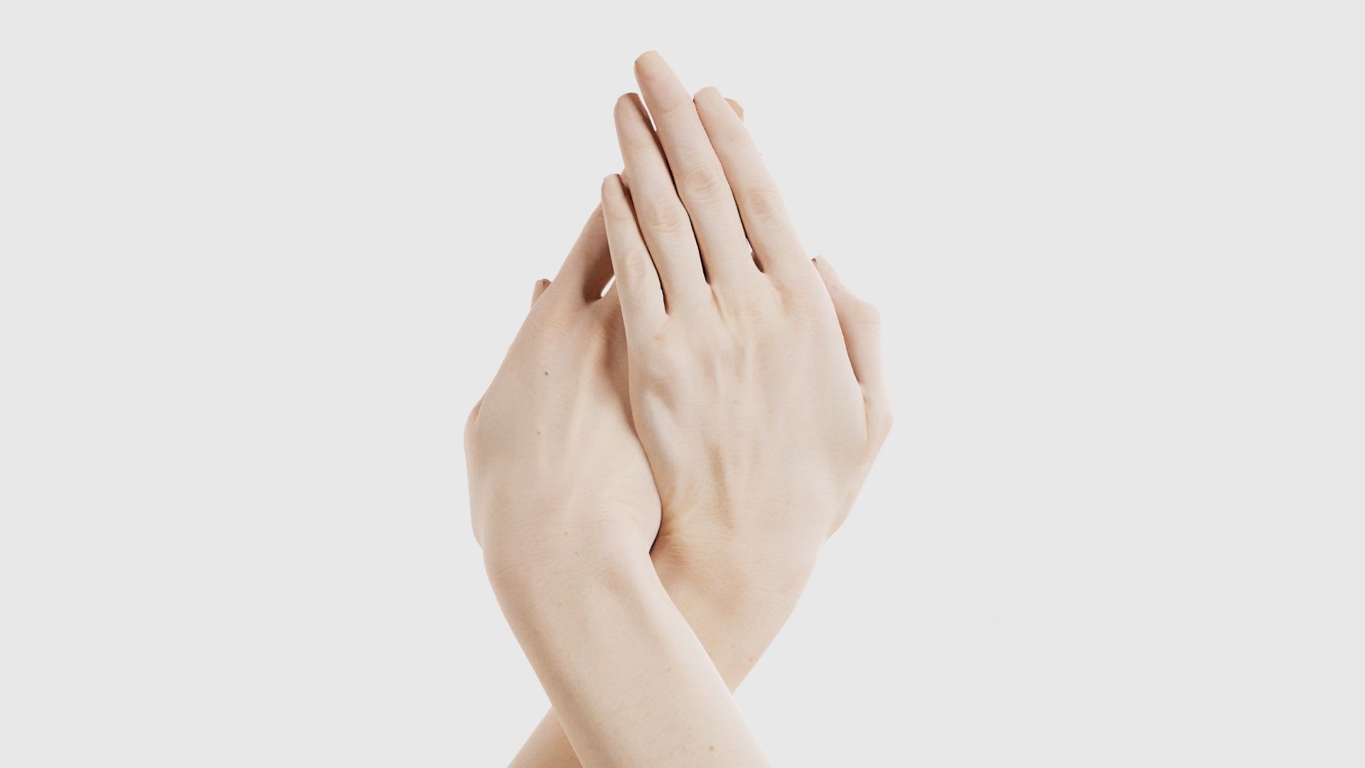 Duo Hands 008 Low-poly 3D model_21