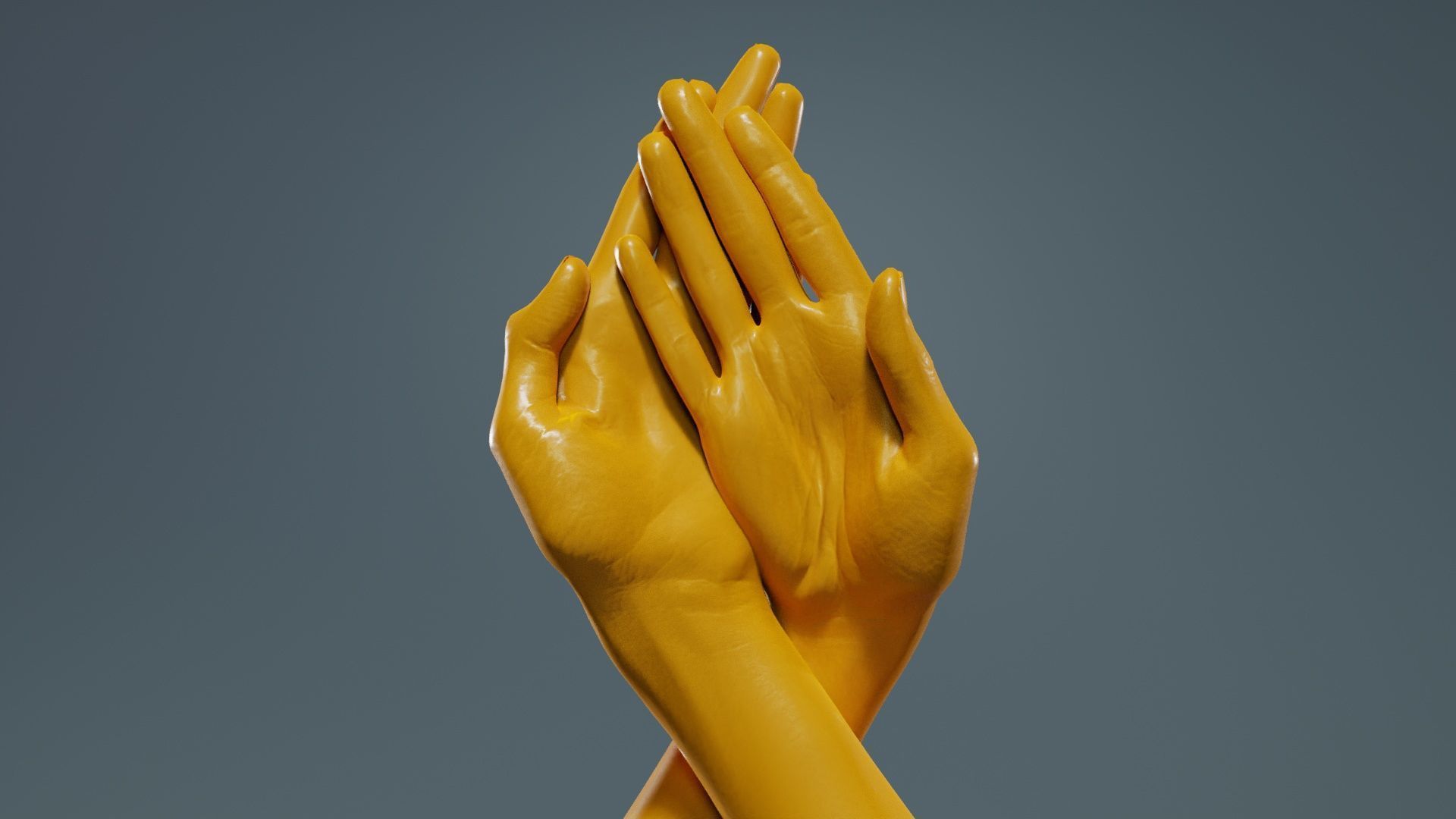 Duo Hands 008 Low-poly 3D model_12