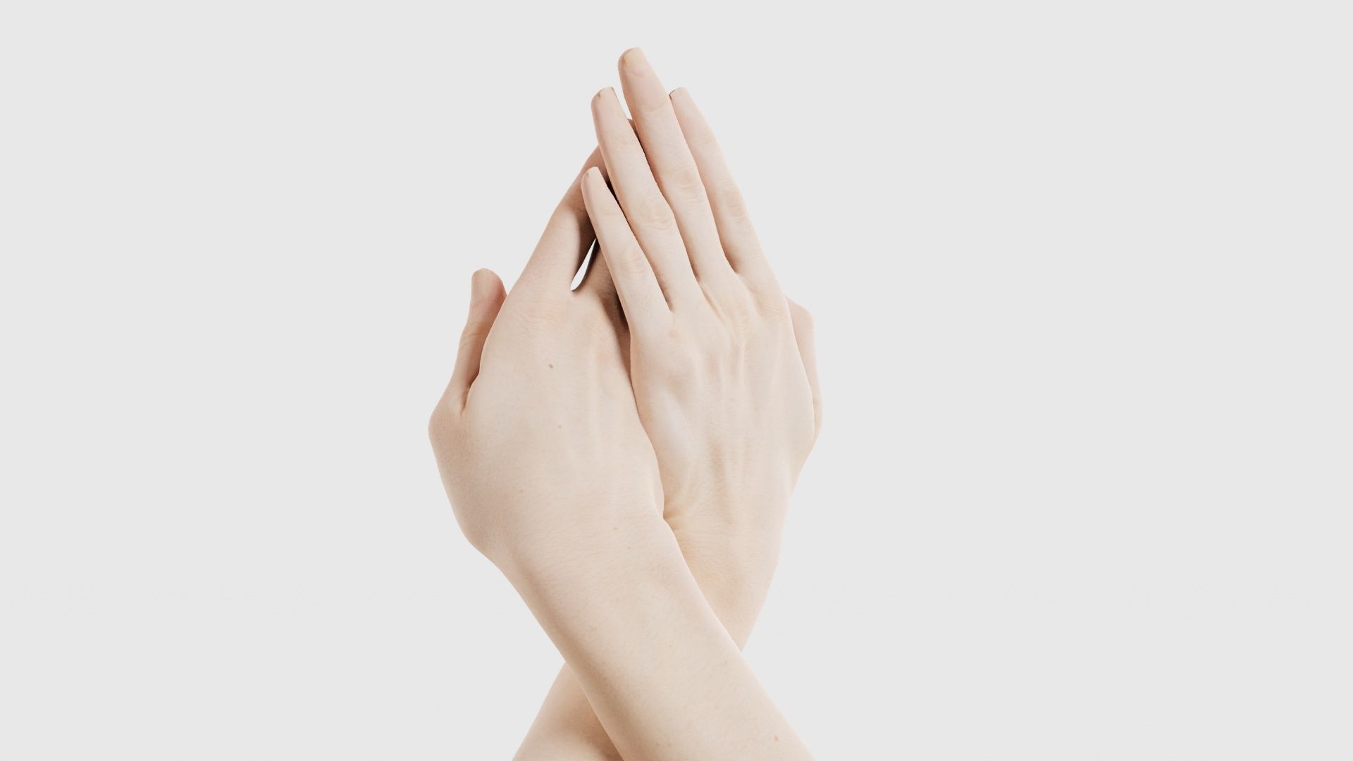 Duo Hands 008 Low-poly 3D model_22
