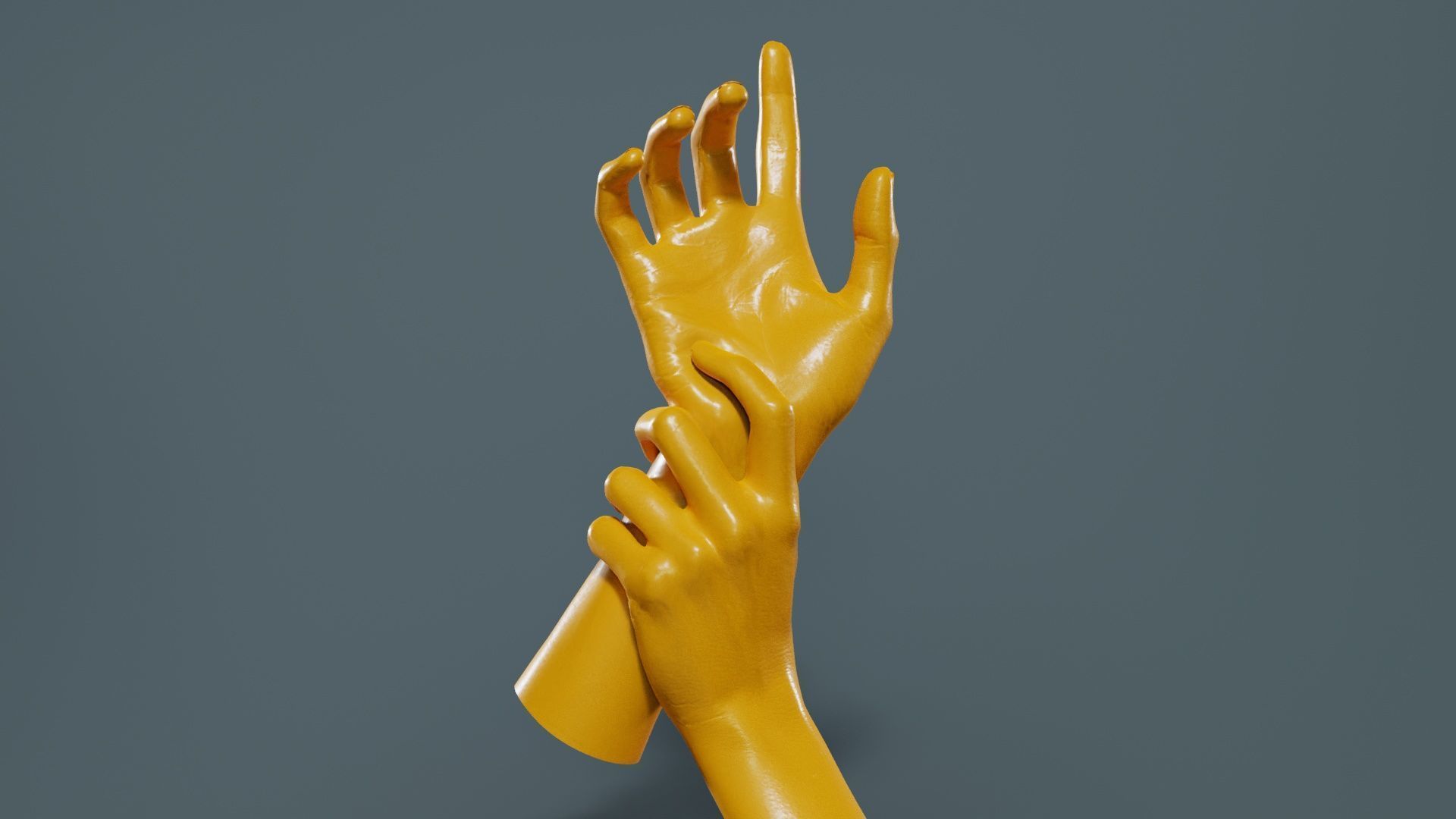 Duo Hands 010 Low-poly 3D model_12
