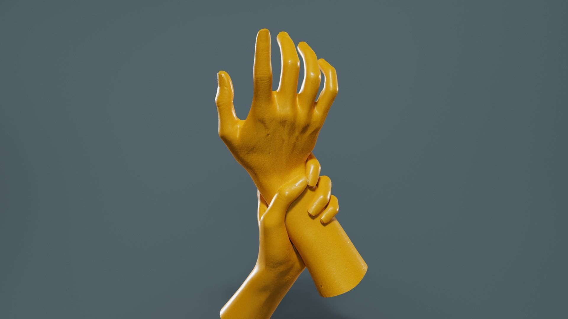 Duo Hands 010 Low-poly 3D model_13